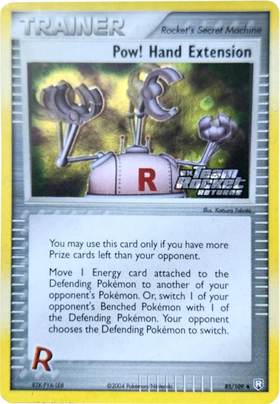 85, EX: Team Rocket Returns, Item, Reverse Holofoil, Uncommon Pow! Hand Extension (85/109) (Stamped) [EX: Team Rocket Returns] - Trading Card World