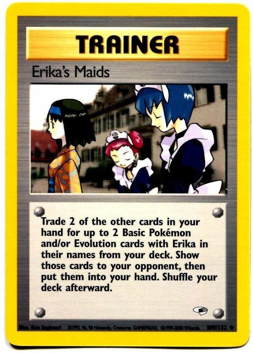 109, Gym Heroes Unlimited, Item, Normal, Uncommon Erika's Maids (109/132) [Gym Heroes Unlimited] - Trading Card World