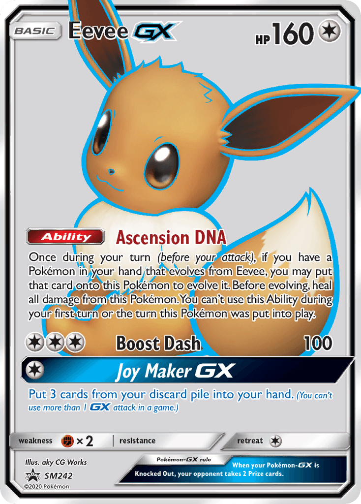 Promo, SM242, Sun & Moon: Black Star Promos Eevee GX (SM242) [Sun & Moon: Black Star Promos] - Trading Card World