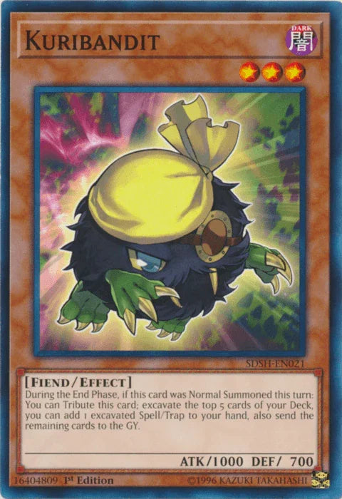 1st Edition, Common, Dark, Effect Monster, Fiend, Structure Deck: Shaddoll Showdown, Unlimited Kuribandit [SDSH-EN021] Common - Trading Card World