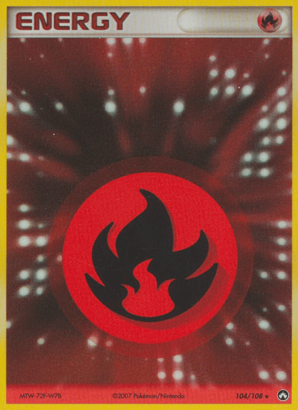 Energy, EX: Power Keepers, Holo Rare, Holofoil Fire Energy (104/108) [EX: Power Keepers] - Trading Card World
