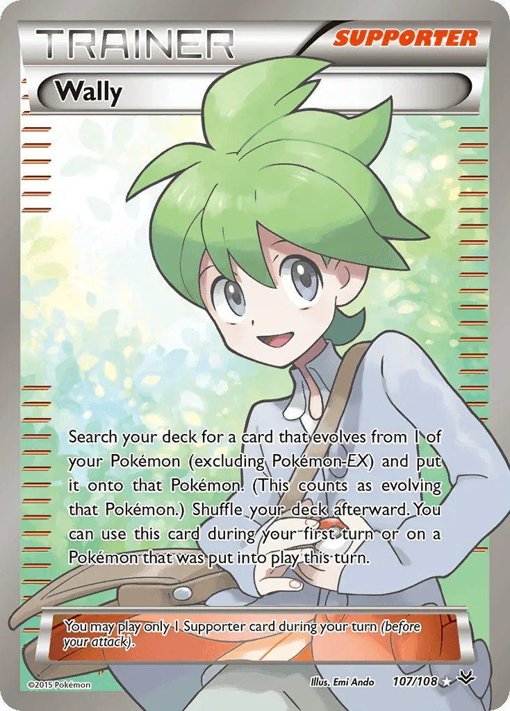Holofoil, Supporter, Ultra Rare, XY: Roaring Skies Wally (107/108) [XY: Roaring Skies] - Trading Card World