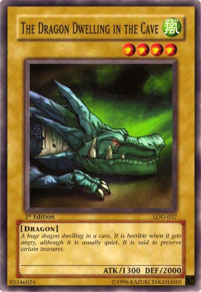 1st Edition, Common, Dragon, Legacy of Darkness, Normal Monster, Unlimited, Wind The Dragon Dwelling in the Cave [LOD-037] Common - Trading Card World