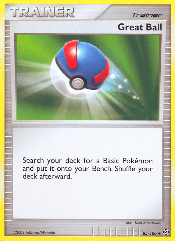85, Diamond & Pearl: Stormfront, Item, Normal, Reverse Holofoil, Uncommon Great Ball (85/100) [Diamond & Pearl: Stormfront] - Trading Card World