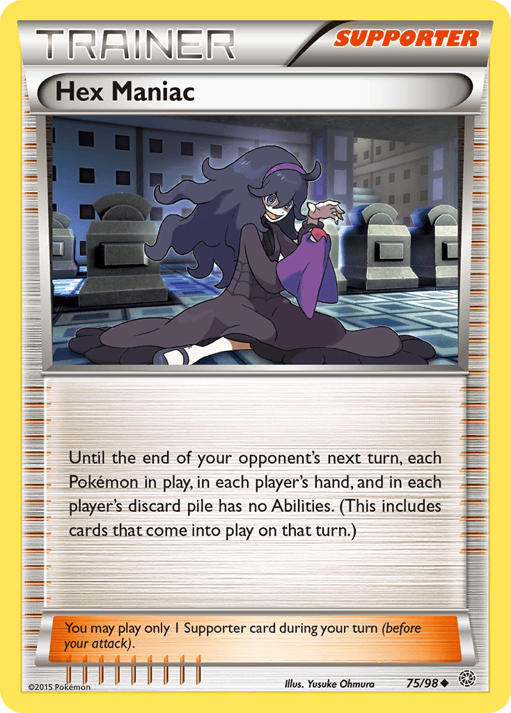 75, Normal, Reverse Holofoil, Supporter, Uncommon, XY: Ancient Origins Hex Maniac (75/98) [XY: Ancient Origins] - Trading Card World
