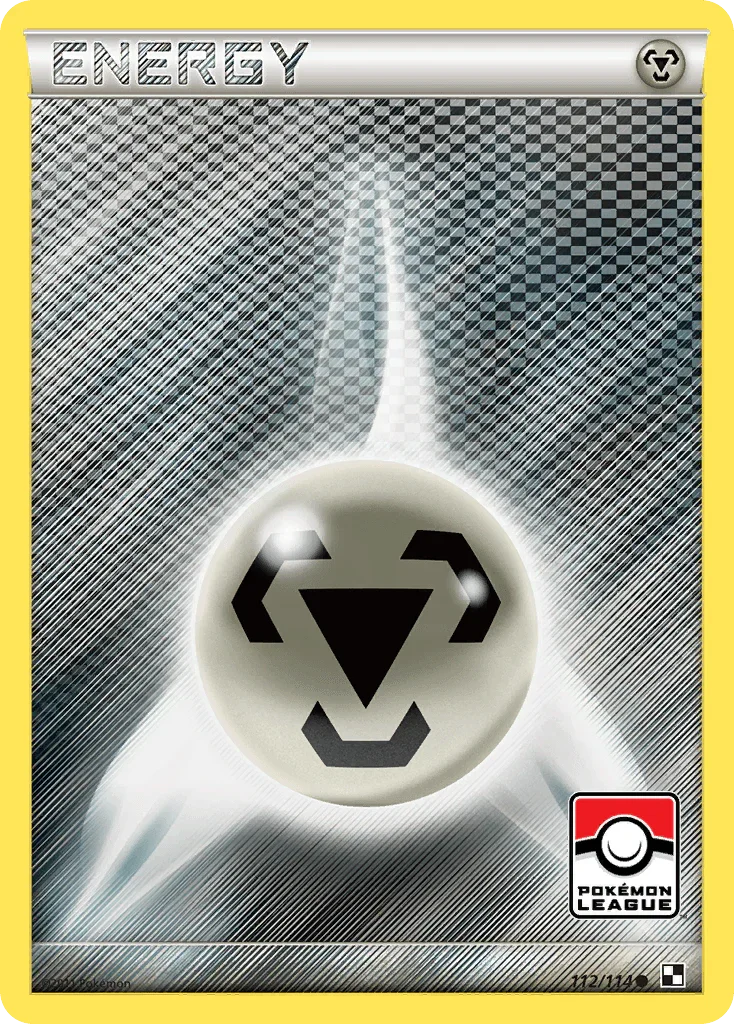 112, Black & White: Base Set, Common, Energy, Normal, Reverse Holofoil Metal Energy (112/114) [Black & White: Base Set] - Trading Card World