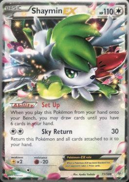 77, Colorless, Fighting[-20], Lightning[×2], Normal, Ultra Rare, World Championships 2015 Shaymin EX (77/108) (HonorStoise - Jacob Van Wagner) [World Championships 2015] - Trading Card World