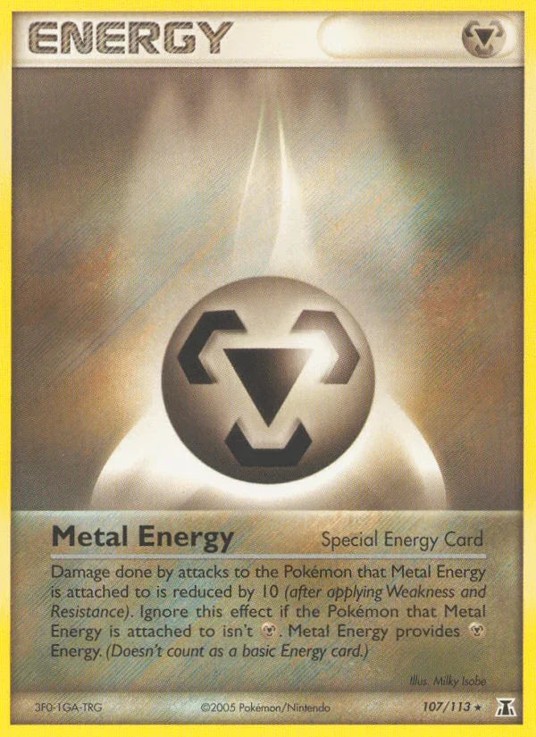EX: Delta Species, Normal, Rare, Special Metal Energy Metal Energy (107/113) [EX: Delta Species] - Trading Card World