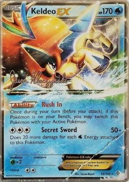 49, Grass[×2], Normal, Ultra Rare, Water, World Championships 2013 Keldeo EX (49/149) (Darkrai Deck - Jason Klaczynski) [World Championships 2013] - Trading Card World