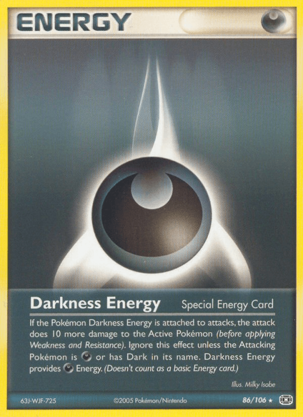 86, EX: Emerald, Normal, Rare, Special Energy Darkness Energy (86/106) [EX: Emerald] - Trading Card World