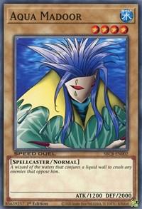 1st Edition, Common, Normal Monster, Speed Duel: Battle City Box, Spellcaster, Water Aqua Madoor [SBCB-EN002] Common - Trading Card World