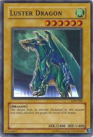 1st Edition, Dragon, Legacy of Darkness, Normal Monster, Super Rare, Unlimited, Wind Luster Dragon [LOD-050] Super Rare - Trading Card World